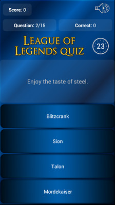 【免費娛樂App】League of Legend Quiz-APP點子