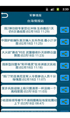 【免費新聞App】军事情报-APP點子