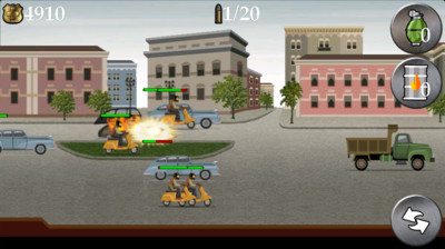 【免費動作App】1940's Mafia Shootout-APP點子