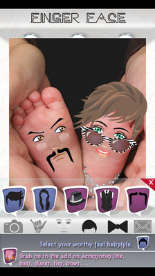 【免費攝影App】Finger Face-APP點子