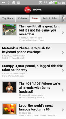 【免費新聞App】CNET News-APP點子