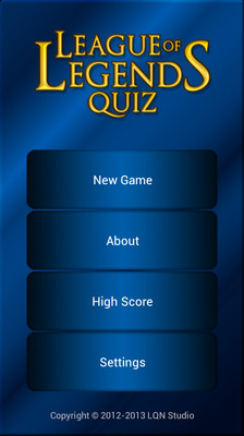 League of Legend Quiz