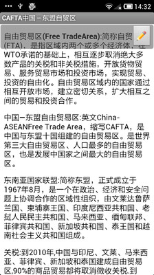 【免費新聞App】CAFTA中国－东盟自贸区-APP點子