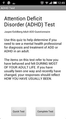 ADHD Test