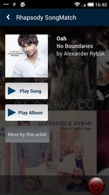 免費下載媒體與影片APP|Rhapsody SongMatch app開箱文|APP開箱王