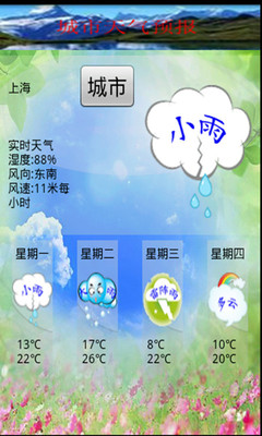 【免費生活App】城市天气预报-APP點子