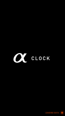 ＂α＂ CLOCK