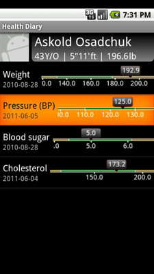 Health Diary健康日记