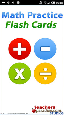 Math Practice Flash Cards