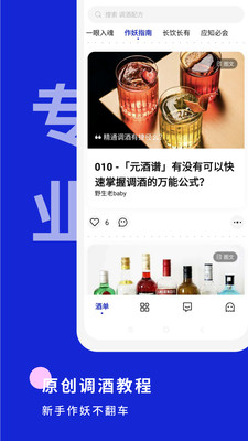 野醺-调酒教程鸡尾酒配方