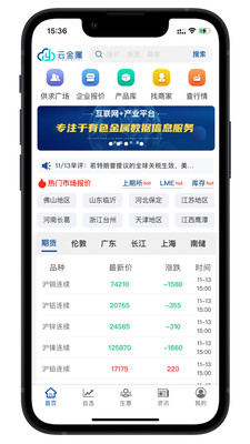 云金属-有色金属行情数据信息