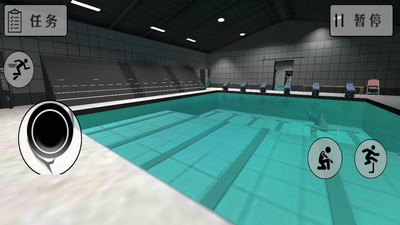 恐怖逃离冒险-泳池里的大鲨鱼