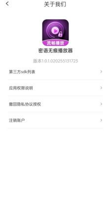密语无痕播放器