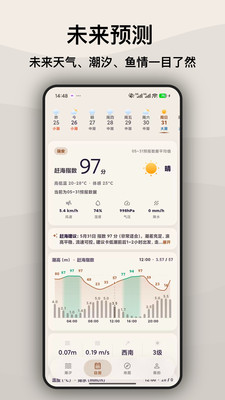 如意潮汐表-赶海钓鱼天气