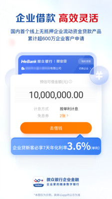 微众银行企业金融