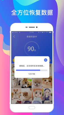 手机照片恢复大师-数据记录