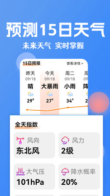 大字看天气