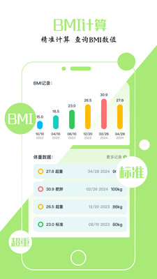 BMI指数计算器