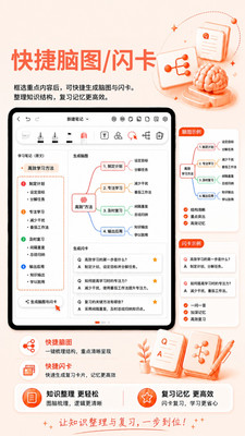 享做笔记-闪卡思维导图