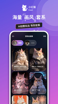 小红猫 -宠物AI高奢写真