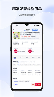 考古加-直播短视频电商选品数据