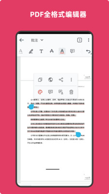 PDF全格式编辑器