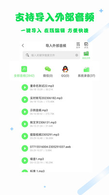 语音转文字导出