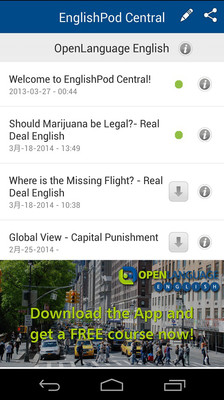 【免費教育App】EnglishPod Central-APP點子