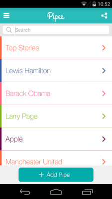 【免費新聞App】定制新闻Pipes-APP點子