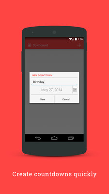 【免費生產應用App】简洁倒计时Downcount-APP點子