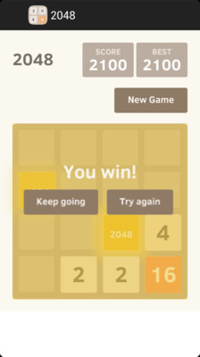 2048 web app