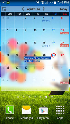 Calendar Widgets