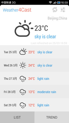 【免費生活App】Weather4Cast天气预报-APP點子