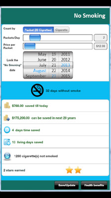 【免費醫療App】戒烟计算器No Smoking Calculator-APP點子