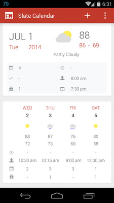 免費下載生產應用APP|Slate Calendar app開箱文|APP開箱王