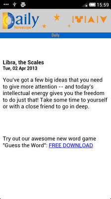 【免費娛樂App】Daily Horoscope-APP點子