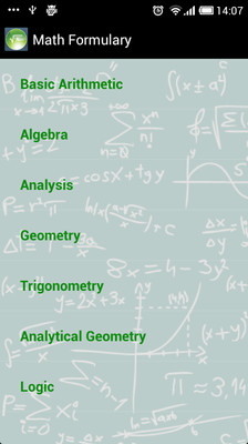 Math Formulary