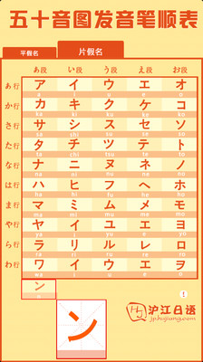 【免費教育App】日语五十音图-APP點子