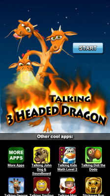 【免費娛樂App】Talking 3 Headed Dragon-APP點子