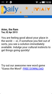 【免費娛樂App】Daily Horoscope-APP點子