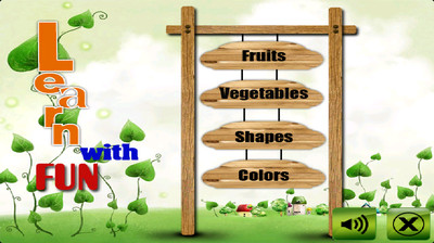 Fruit shape color vegetable - learn with fun for kids