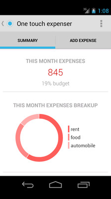 【免費財經App】触摸记账One touch expenser-APP點子
