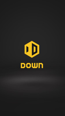 down
