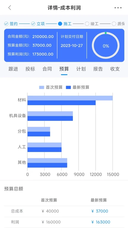 蓝向标地坪工程管理平台