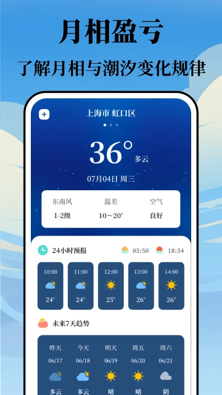 潮汐天气预报