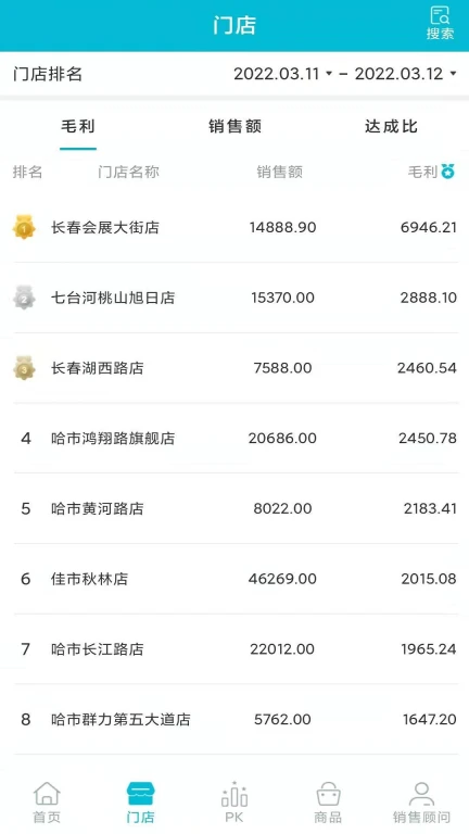 跨店OA管理系统