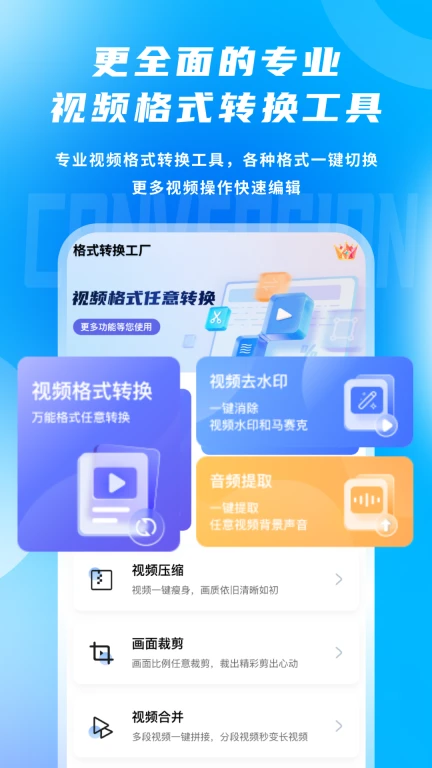 视频格式转换剪辑提音大师