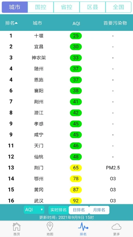 湖北空气