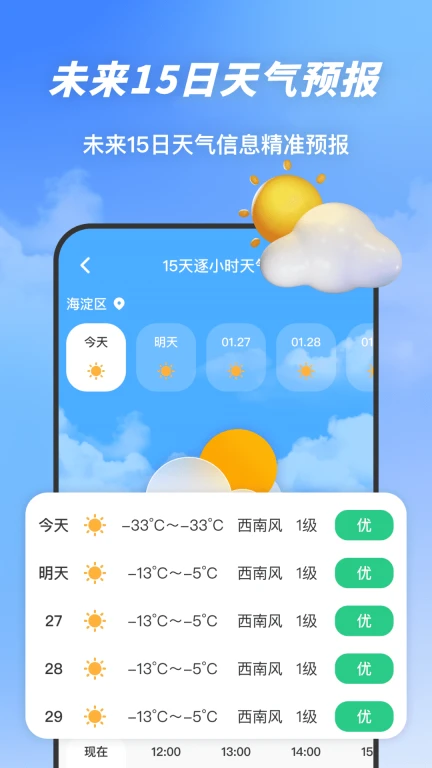 云图天气精准预报